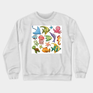 Sea Creatures Crewneck Sweatshirt